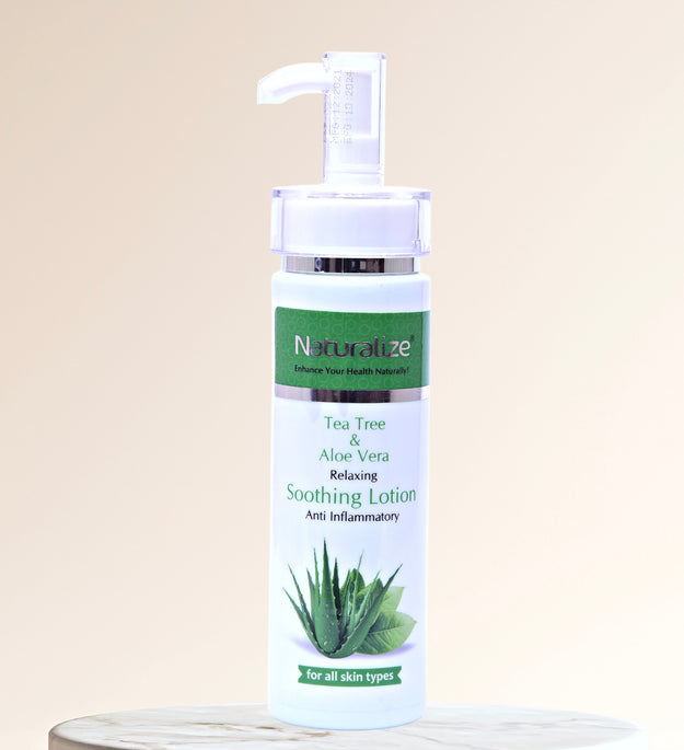 TEA TREE AND ALOE VERA SOOTHING LOTION - Naturalize
