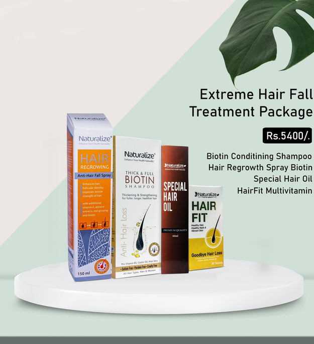 EXTREME HAIR FALL TREATMENT PACKAGE 2 - Naturalize